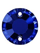 Rose sew-on stone flat 2 hole 8mm Montana