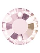 Rose sew-on stone flat 2 hole 10mm Violet