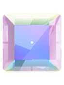 Square sew-on stone flat 1 hole 10mm Crystal AB