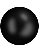 Ceramic Cabochon Hotfix ss30 Jet HF