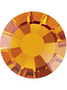 Flat-Back Rhinestone Hotfix ss4 Amber HF