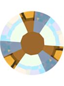 Flat-Back Rhinestone Hotfix ss4 Topaz AB HF