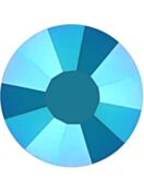 Flat-Back Rhinestone Hotfix ss12 Crystal Scarabaeus Green HF