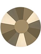 Flat-Back Rhinestone Hotfix ss20 Crystal Metallic Light Gold HF