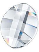 Leaf Hotfix Rhinestone 10x8mm Crystal HF