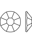 Rose Hotfix 8 Facets Machine-Cut ss6 Citrine HF