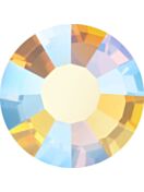 VIVA12 Rose Hotfix Rhinestone ss34 Light Topaz AB HF