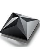 Pyramid Hotfix Rhinestone 12mm Jet HF