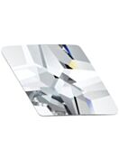 Rhombus Hotfix Rhinestone 6x4mm Crystal HF