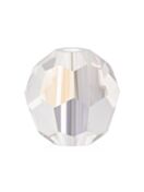 Regular Cut Crystal Bead 3mm Crystal Argent Flare