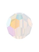 Regular Cut Crystal Bead 4mm White Opal AB