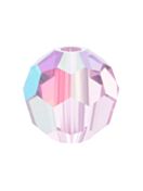 Regular Cut Crystal Bead 4mm Pink Sapphire AB