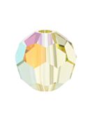 Regular Cut Crystal Bead 4mm Jonquil AB