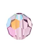 Regular Cut Crystal Bead 5mm Light Amethyst AB