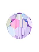 Regular Cut Crystal Bead 5mm Violet AB
