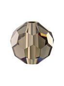 Regular Cut Crystal Bead 5mm Black Diamond