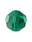 Regular Cut Crystal Bead 5mm Emerald
