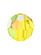 Regular Cut Crystal Bead 5mm Citrine AB