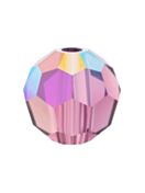 Regular Cut Crystal Bead 6mm Amethyst AB