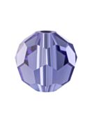 Regular Cut Crystal Bead 6mm Tanzanite