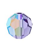 Regular Cut Crystal Bead 6mm Tanzanite AB