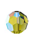 Regular Cut Crystal Bead 6mm Olivine AB