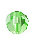 Regular Cut Crystal Bead 6mm Peridot