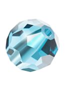 Regular Cut Crystal Bead 6mm Aqua Bohemica