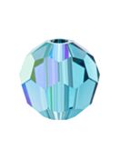 Regular Cut Crystal Bead 6mm Indicolite AB