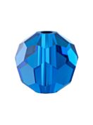 Regular Cut Crystal Bead 6mm Capri Blue