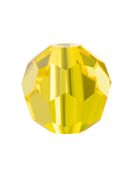 Regular Cut Crystal Bead 6mm Citrine