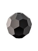 Regular Cut Crystal Bead 7mm Jet
