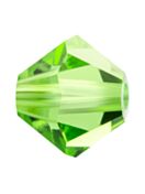 Bicone Crystal Bead 3mm Peridot