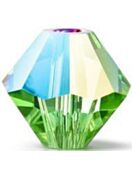 Bicone Crystal Bead 3mm Peridot Glitter