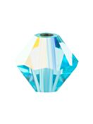 Bicone Crystal Bead 3mm Aqua Bohemica AB
