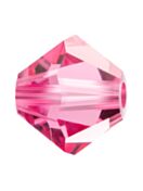 Bicone Crystal Bead 3mm Rose