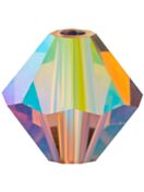 Bicone Crystal Bead 4mm Light Colorado Topaz AB 2x