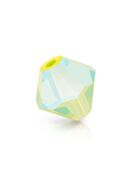 Bicone Crystal Bead 4mm Limecicle AB 2x