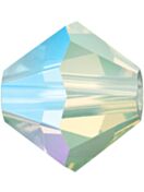 Bicone Crystal Bead 4mm Chrysolite Opal AB