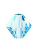 Bicone Crystal Bead 4mm Aquamarine AB