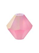 Bicone Crystal Bead 4mm Rose AB Matt
