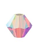 Bicone Crystal Bead 4mm Indian Pink AB 2x