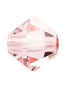 Bicone Crystal Bead 4mm Light Rose