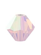 Bicone Crystal Bead 4mm Rose Opal AB