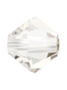 Bicone Crystal Bead 5mm Crystal Argent Flare