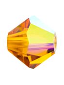 Bicone Crystal Bead 5mm Topaz AB
