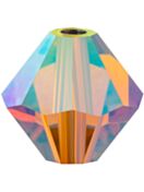 Bicone Crystal Bead 5mm Topaz AB 2x