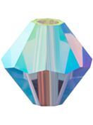 Bicone Crystal Bead 5mm Tanzanite AB 2x