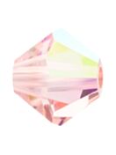Bicone Crystal Bead 5mm Light Rose AB