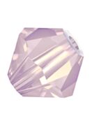 Bicone Crystal Bead 5mm Rose Opal